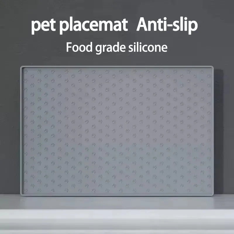 Tapis de repas pour animaux de compagnie, tapis d'alimentation pour chat et chien, tapis pour gamelle de chat, tapis pour gamelle de chien, tapis en silicone imperméable pour animaux de compagnie